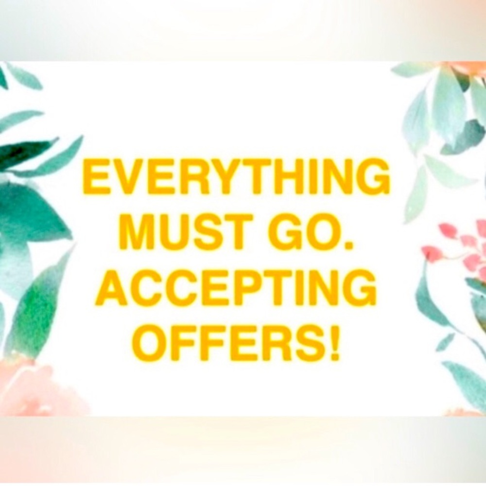 Everything must go!